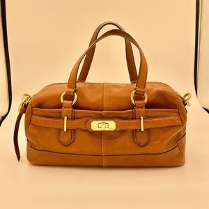 EUC Coach Leather Chelsea Jayden Chocolate Brown 17803